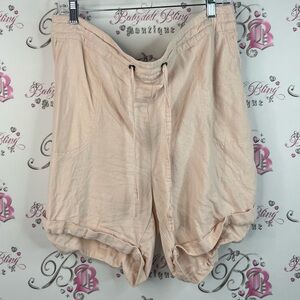 Alexander Jordan shorts pockets Women's Casual Tan peach Cargo Shorts